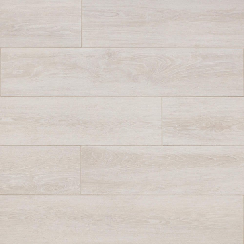 Fog Wood 8 in. x 40 in. Matte Porcelain Floor and Wall Tile (10.75 sq. ft./case) price history on PriceWatchPro