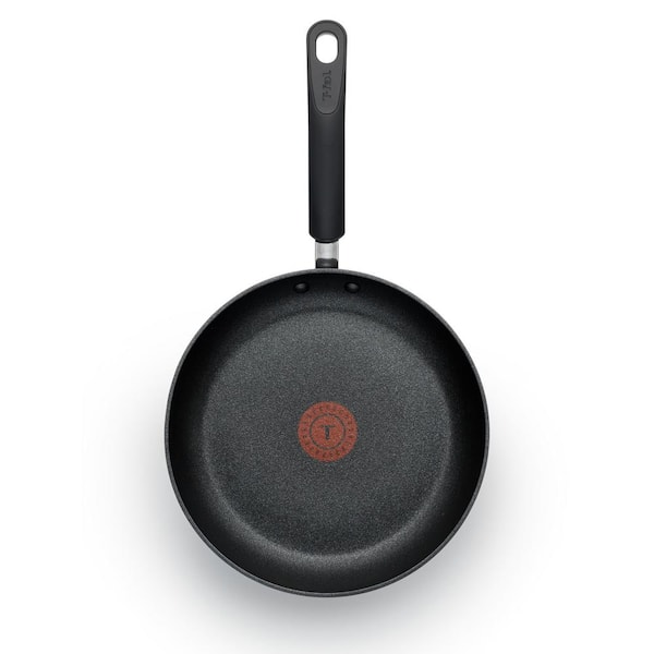 T-fal Advanced Nonstick Cookware Set 12 Piece Pots and Pans, Dishwasher Safe  Black
