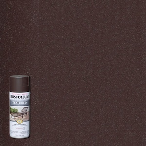 12 oz. Textured Dark Brown Protective Spray Paint (6-Pack)