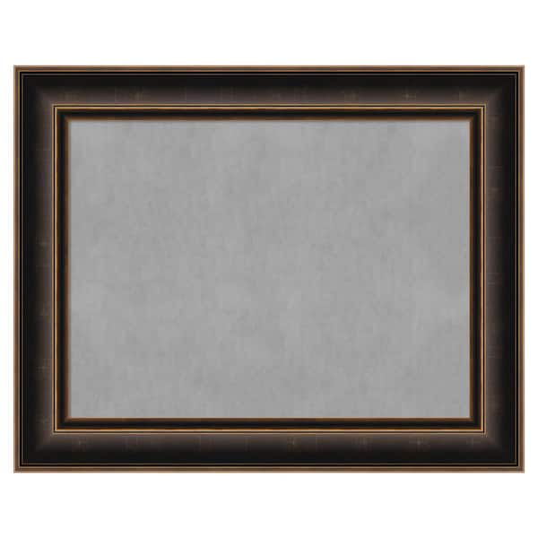 Amanti Art Villa Oil Rubbed Bronze 30 in. x 24 in. Framed Magnetic Board