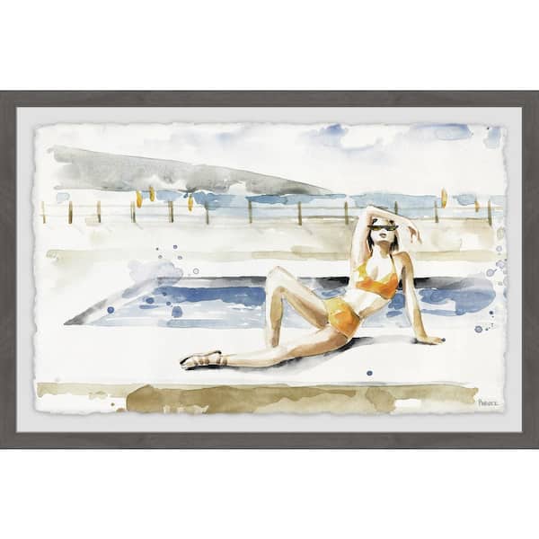 Unbranded 8 in. H x 12 in. W "Too Hot This Summer" by Parvez Taj Framed Wall Art