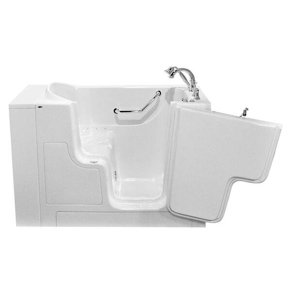 American Standard OOD Series 52 in. x 30 in. Walk-In Air Bath Tub with Right Outward Opening Door in White