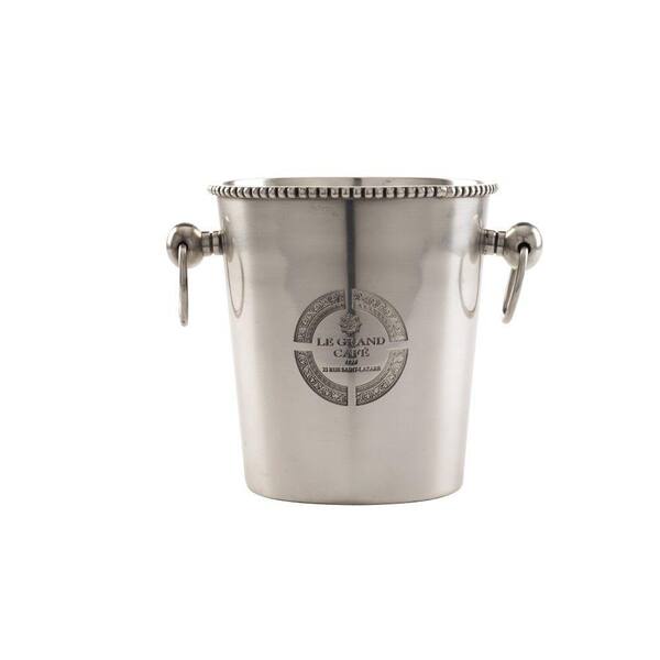 Home Decorators Collection Le Grand 5 in. Diameter Pewter Cafe Barware Bucket