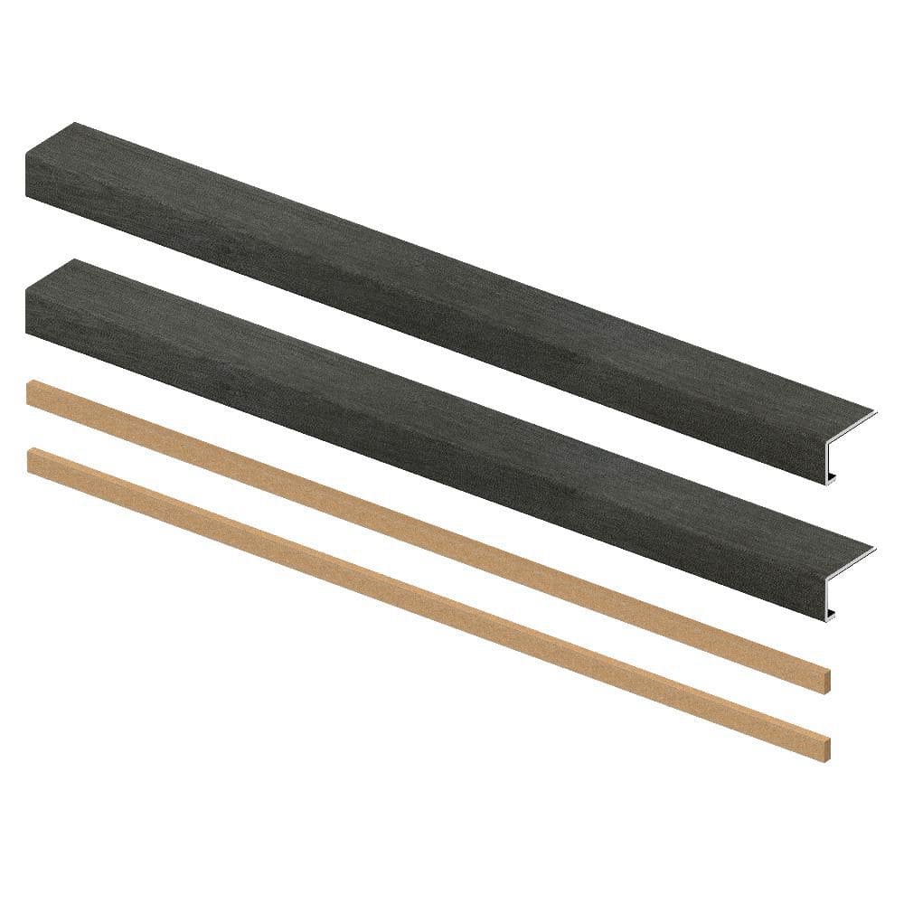 Brooks Oak 7mm x 46in x 4in Exact Match Large Square Nose Open Stair Return/Landing Kit (2-Pack) price history on PriceWatchPro