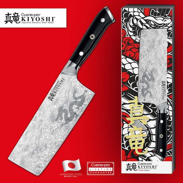 4 Pcs Japanese Kitchen Knife Set Damascus Steel Professional Chef Knife  Cleaver