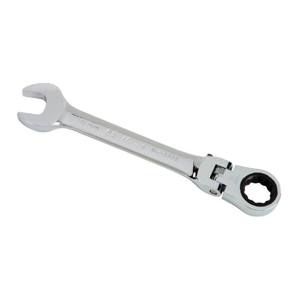 Proto 19 mm Locking Flex Head, 8.5 in. L Combination Ratcheting Wrench