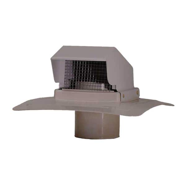 Gibraltar Building Products 4 in. Weathered Gray Plastic Roof Cap