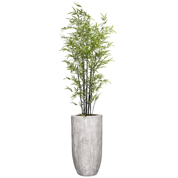 Vintage Home Vintage Home Artificial 92 in. High Artificial Faux Bamboo Tree With Fiberstone Planter For Home Decor