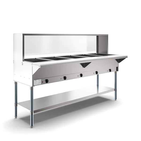 Party Food Warmer Buffet Stainless Steel Server with Collapsible frame –  Top Super Deals