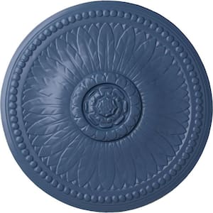18-1/8" x 3/4" Bailey Urethane Ceiling Medallion (Fits Canopies upto 4") Hand-Painted Americana