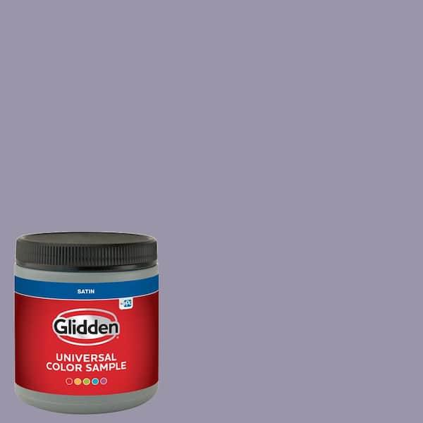 Glidden 8 oz. PPG1173-5 Purple Surf Satin Interior Paint Sample