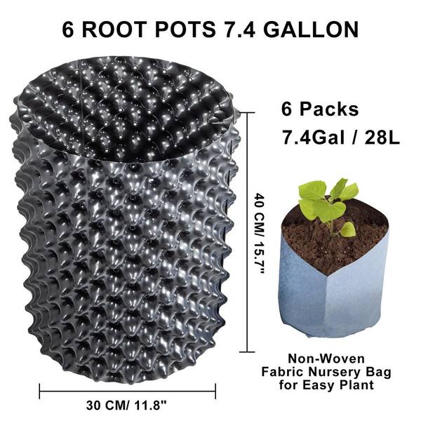 Plant Root Control Propagation Pot 4 Size Optional Garden Nersery Pot Tree  Bonsai Plant Transplant Tool Fast Root Grow Container