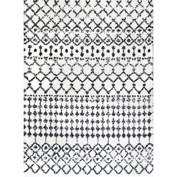 nuLOOM Moroccan Barbara Ivory 4 ft. x 6 ft. Area Rug