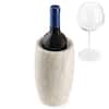 GAURI KOHLI Brno 1-Bottle White Marble Wine Chiller GK51097 - The Home Depot
