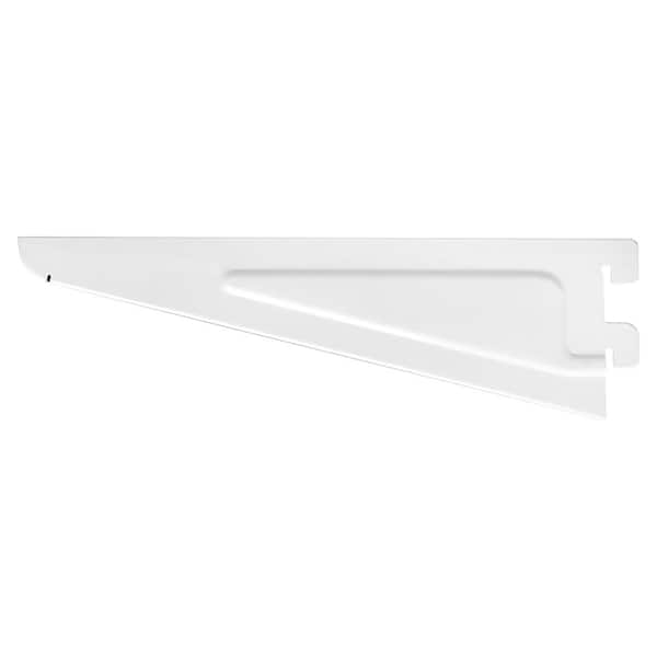 9 in. Steel Heavy Duty Shelf Bracket-White