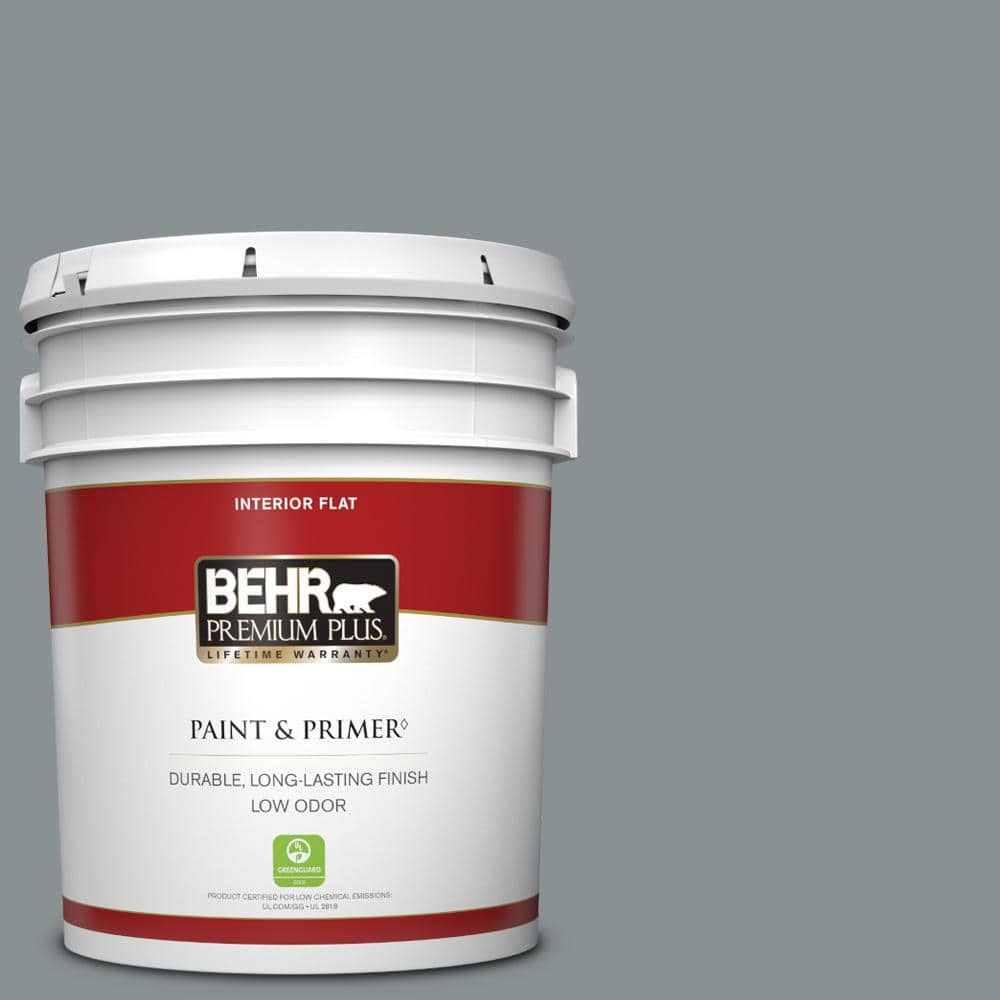 Have a question about BEHR PREMIUM PLUS 5 gal. #MQ5-29 Gotham Gray Flat Low  Odor Interior Paint & Primer? - Pg 2 - The Home Depot