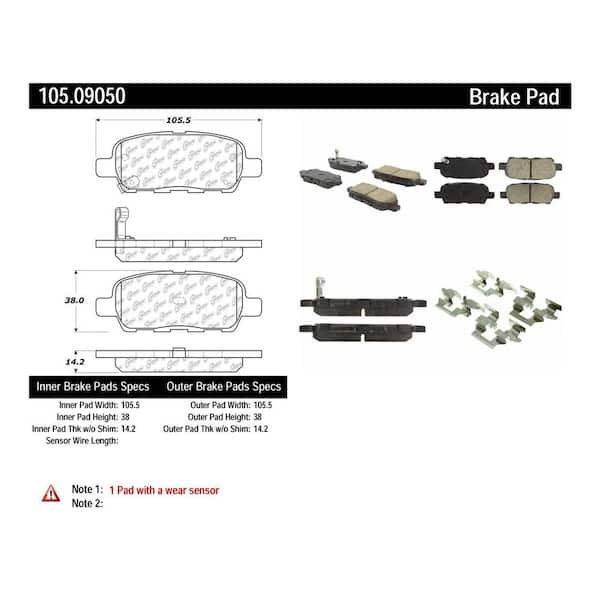 Centric Parts Disc Brake Pad Set