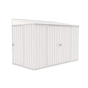 10 ft. W x 5 ft. D Metal Bike Shed in Surfmist with SNAPTiTE Assembly System 60 sq. ft.