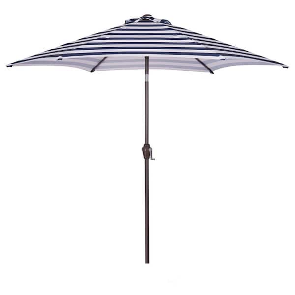 Willit 8.5 ft. Metal Market Patio Umbrella in Blue
