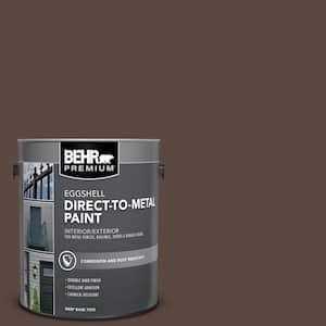 1 gal. #N170-7 Baronial Brown Eggshell Direct to Metal Interior/Exterior Paint