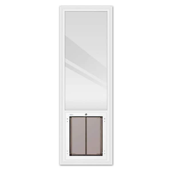 Unbranded PlexiDor Dog Door 22 in. x 66 in. Clear Glass Insert for 30 in. x 80 in. or 60 in. x 80 in. French Doors