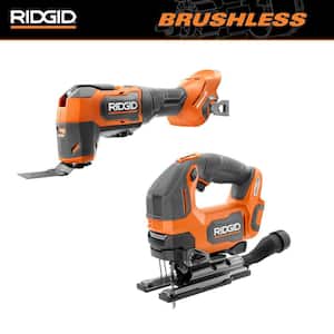 18V Cordless 2-Tool Combo Kit with Multi-Tool and Jig Saw (Tools Only)