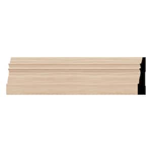 WM631 0.56 in. D x 3.25 in. W x 96 in. L Wood Red Oak Baseboard Moulding