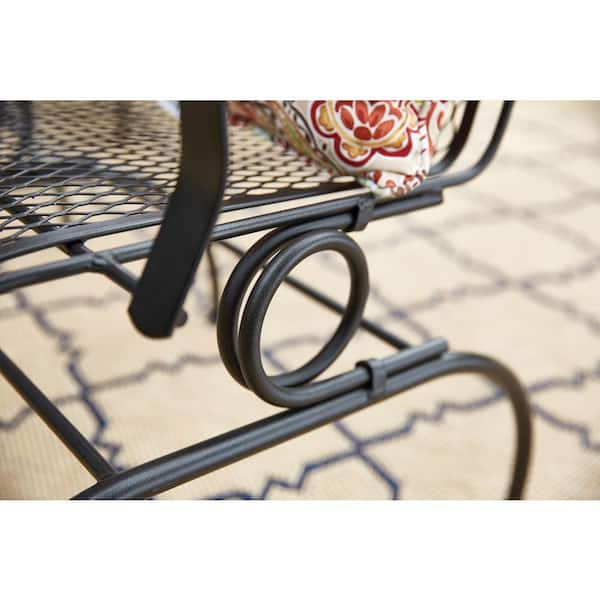 hampton bay nantucket metal outdoor dining chair