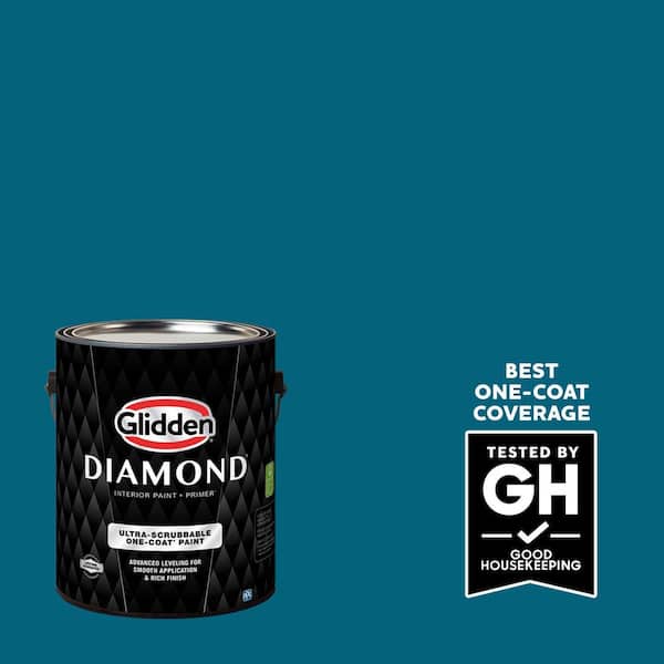 Glidden Diamond 1 gal. PPG1151-7 Jamaican Dream Eggshell Interior Paint with Primer