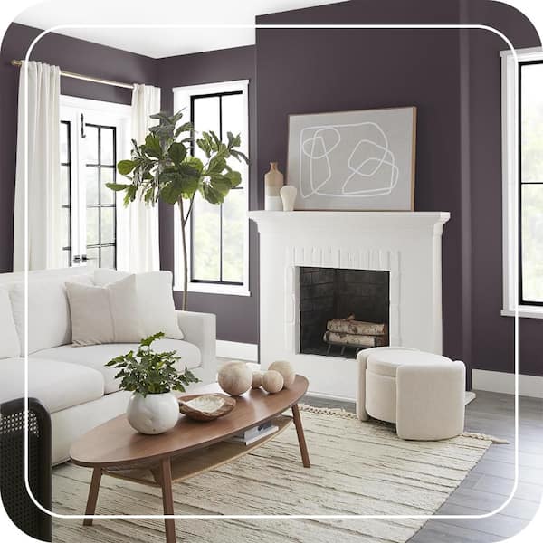 BEHR MARQUEE 1 qt. #BXC-09 Dark Burgundy Wine Matte Interior Paint