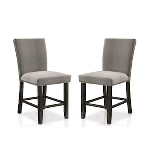 Southwind Black and Light Gray Counter Height Chairs (Set of 2)