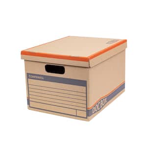 15 in. L x 10 in. W x 12 in. D Heavy-Duty Document Box with Handles (256-Pack)