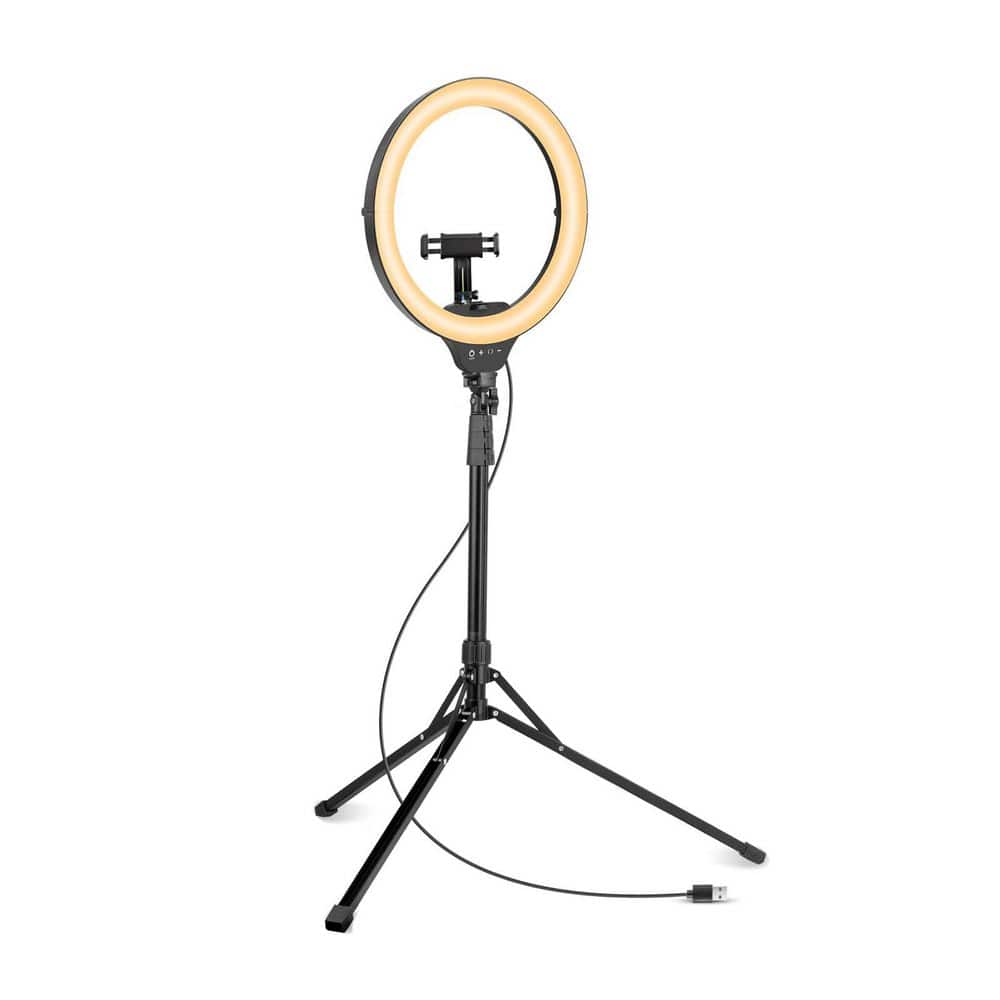 14 in. White Ring Light with 62 in. Adjustable Tripod Stand Touch Control Dimmable LED for Video Makeup Photos price history on PriceWatchPro