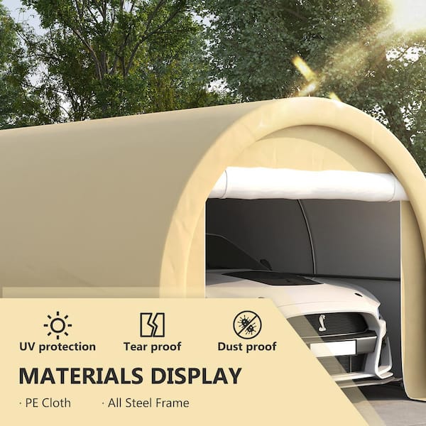 Portable Car Canopy Shelter Semi-Auto Car Tent – Portable Sun Shade ...