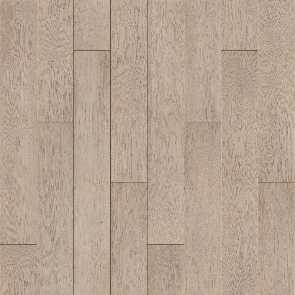 Pergo Take Home Sample - Defense+ 5 in. x 7 in. Claremore Bay Oak Engineered Hardwood Flooring, Light