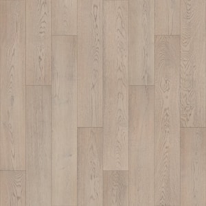 Take Home Sample - Defense+ 5 in. x 7 in. Claremore Bay Oak Engineered Hardwood Flooring