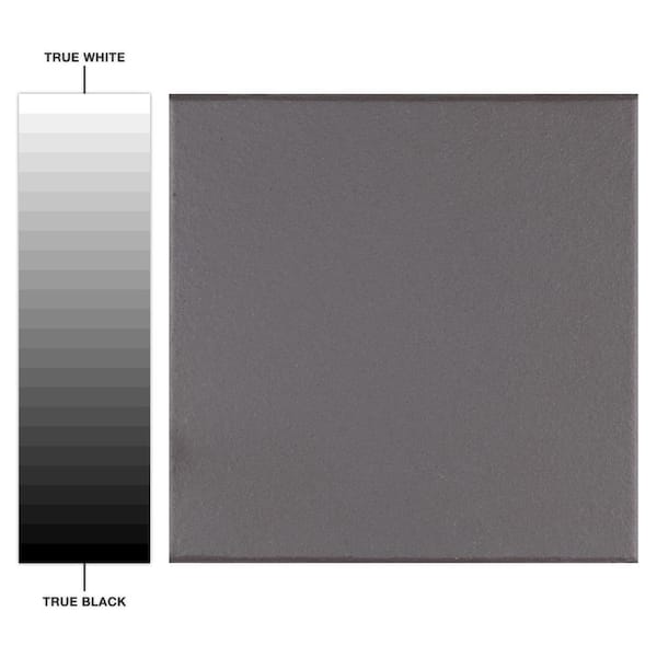 Merola Tile Quarry Black 6 in. x 6 in. Ceramic Floor and Wall Tile
