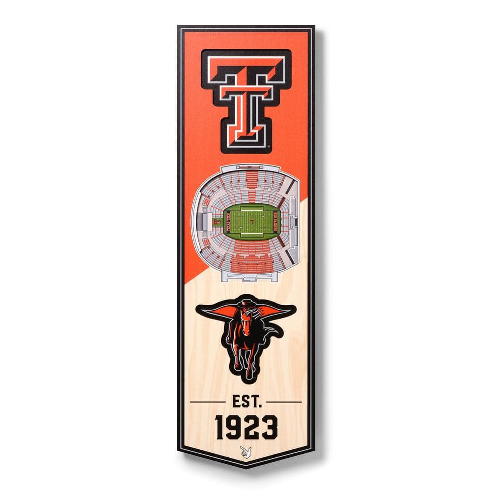 Officially Licensed NCAA 6 x 19 3D Stadium Banner - Texas A&M Aggies
