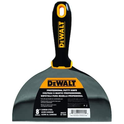 DEWALT 6 in. Stainless Steel Drywall Clipped Knife with Nylon Handle ...