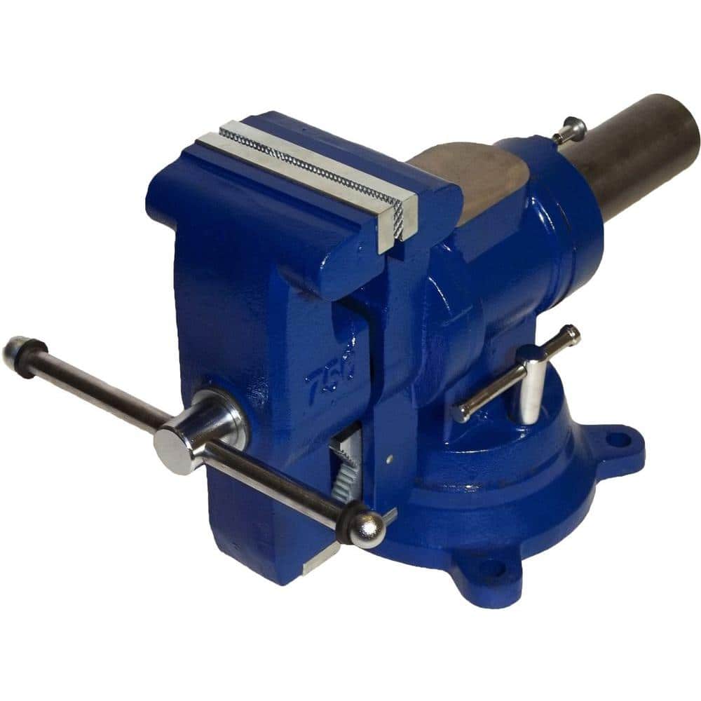 Yost 5-1/8 in. Multi Jaw Rotating Combination Pipe and Bench Vise Swivel Base -  750-DI