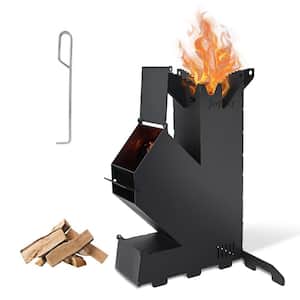 Portable Wood Mini Burning Stove for Cooking, Camping for Outdoor Events with Storage Bag