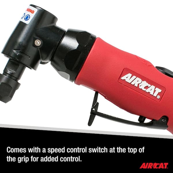 AIRCAT Composite 1 HP 1/4 in. Right Angle Die Grinder Combo 6265