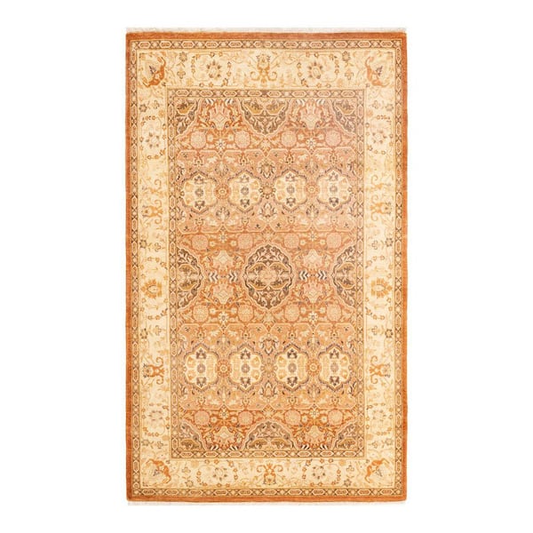 Mogul Brown 4 ft. x 6 ft. Oriental Wool Indoor Area Rug
