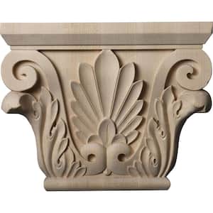 3-7/8 in. x 11 in. x 8-7/8 in. Unfinished Wood Alder Large Chesterfield Capital