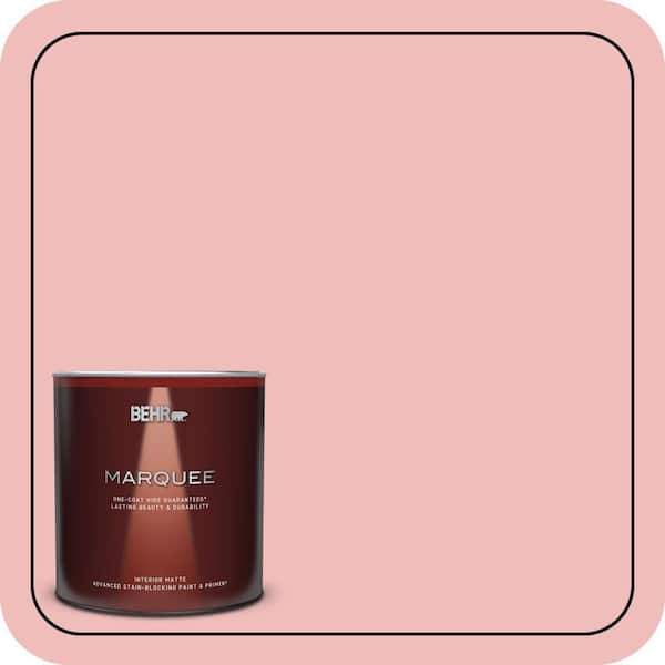 BEHR MARQUEE 1 qt. #CE-01 Alpenglow Matte Interior Paint & Primer