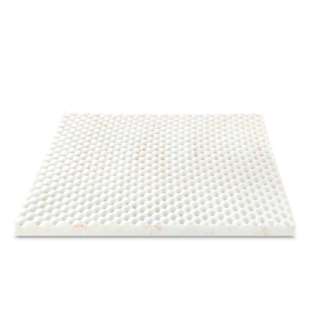 Zinus Swirl Copper Cooling 2 in. King Memory Foam Mattress Topper ZUTMTCCS02K The Home Depot