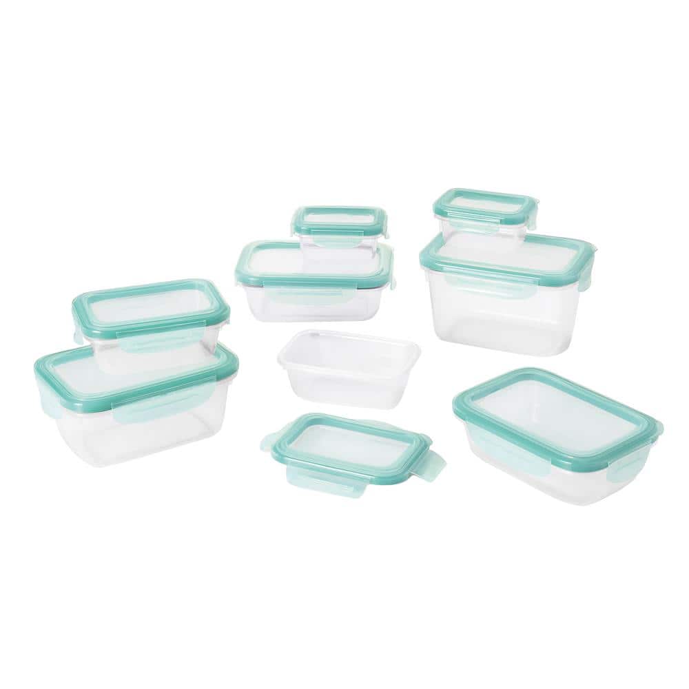 Hefty Clip Fresh Container, Airtight, 6 Piece, Plastic Containers