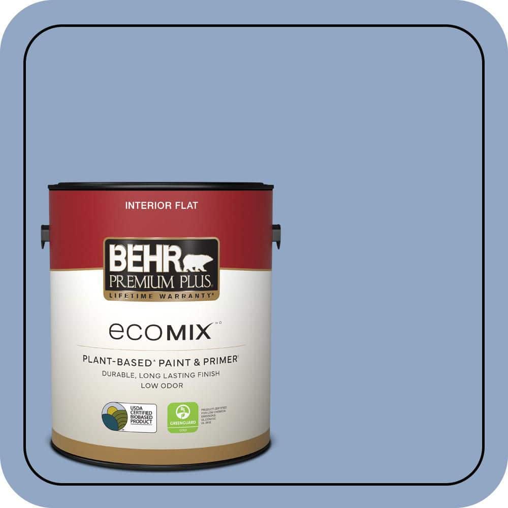 BEHR PREMIUM PLUS 1 gal. #PPU15-13 Blue Hydrangea Flat EcoMix Plant