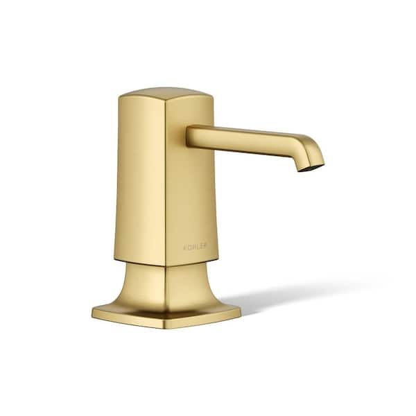 Graze Soap/Lotion Dispenser in Vibrant Brushed Moderne Brass