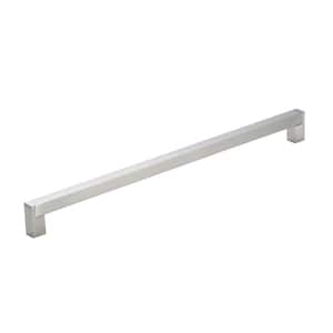 Lipari Collection 15 1/8 in. (384 mm) Brushed Nickel Modern Cabinet Bar Pull